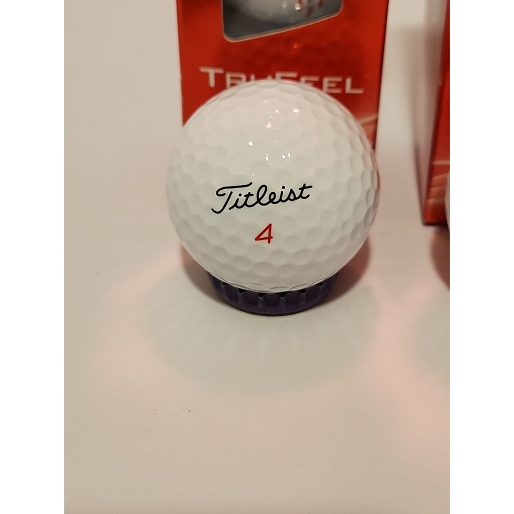 Titleist Trufeel Golf Balls White New In Box Full Set Of 4 Boxes - Picture 11 of 12